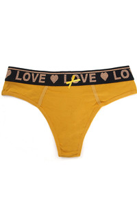 LOVE LETTERING THONG PANTIES-B2135 (12pc)
