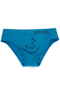COLOR SEXY GIRL LETTERING PANTIES-P7003 (12pc)