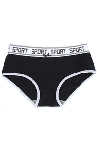SPORT LETTERING BOXER PANTIES-B8478 (12pc)