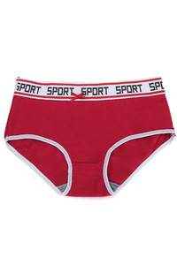 SPORT LETTERING BOXER PANTIES-B8478 (12pc)