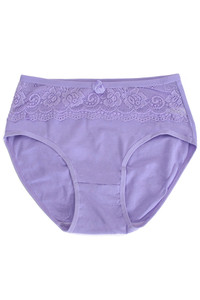 HALF LACE MAMA PANTIES-P2105 (12pc)