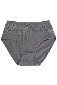 HALF LACE MAMA PANTIES-P2105 (12pc)