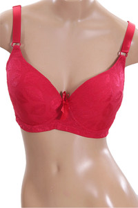 SOLID D CUP KISSES PATTERN BRAS-8251D (6pc)