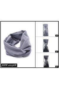TWISTED WIDE COTTON HEADBAND-EHW2213GR (12pc)