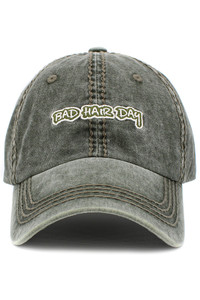 BAD HAIR DAY VINTAGE BASEBALL CAP-KBVT-788