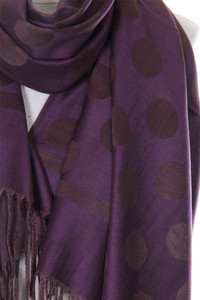 POLKA DOT PATTERN PASHMINA SCARF-SB-440