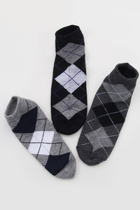 CHECK PATTERN DRESS SOCKS-FOCUS_DC (12PC)