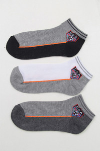 SOCCER USA TWO TONE AND LINE SOCKS-FOCUS_SUSAL (12PC)