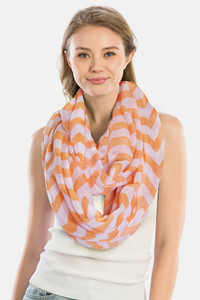 NAUTICAL CHEVRON INFINITY SCARF-PCH3516