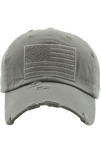 AMERICAN FLAG VINTAGE BASEBALL CAP-KBVT-209