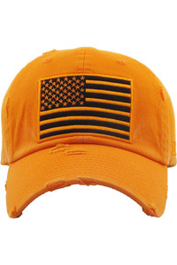 AMERICAN FLAG VINTAGE BASEBALL CAP-KBVT-209