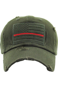 AMERICAN FLAG VINTAGE BASEBALL CAP-KBVT-209