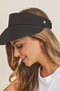 TWO TONE SOLID COLOR VISOR-MH0033-RED