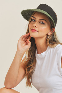 TWO TONE SOLID COLOR VISOR-MH0033-RED