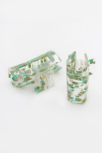 TROPICAL RESIN HAIR CLIP-MH0276