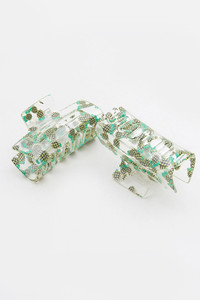 TROPICAL RESIN HAIR CLIP-MH0276