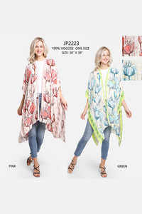 Floral print cover up