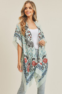 BOHEMIAN PRINT KIMONO-MS0178