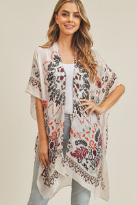BOHEMIAN PRINT KIMONO-MS0178