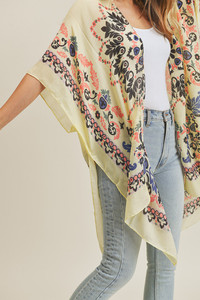 BOHEMIAN PRINT KIMONO-MS0178