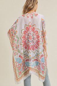BOHEMIAN PRINT KIMONO-MS0178