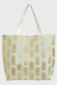 PINEAPPLE PATTERN BEACH BAG-MB0134