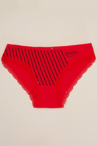 ASSORTED STRIPED PATTERN PANTY-F509 (5pc)