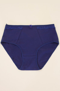 ASSORTED COLOR LACE TRIM PANTY-P2107 (12pc)