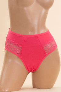 ASSORTED COLOR LACE TRIM PANTY-P2108 (12pc)