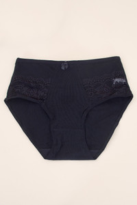 ASSORTED COLOR LACE TRIM PANTY-P2108 (12pc)