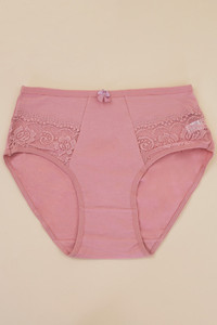ASSORTED COLOR LACE TRIM PANTY-P2108 (12pc)