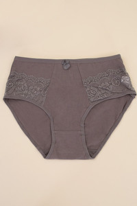 ASSORTED COLOR LACE TRIM PANTY-P2108 (12pc)