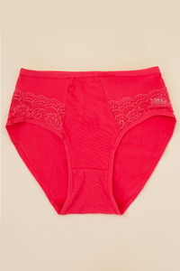 ASSORTED COLOR LACE TRIM PANTY-P2108 (12pc)