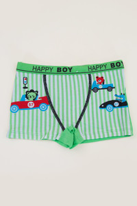 CARS WITH STRIPE PATTERN BOY'S PANTY-C326 (5pc)