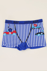 CARS WITH STRIPE PATTERN BOY'S PANTY-C326 (5pc)