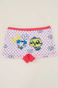 CATS with POLKA DOTS PATTERN GIRL'S PANTY-C323 (5pc)