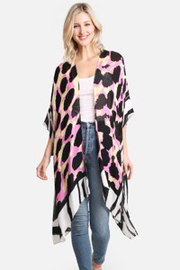 ANIMAL PRINT PATTERN COVER UP-JP2224