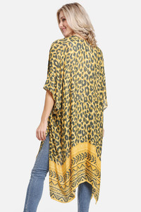 LEOPARD PATTERN PRINT COVER UP-JP2253
