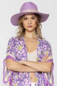 AZTEC BAND PANAMA HAT-BHP210056