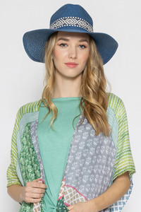 AZTEC BAND PANAMA HAT-BHP210056