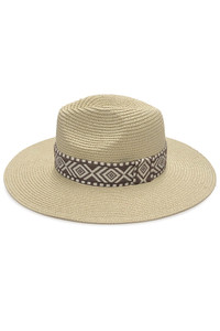 AZTEC BAND PANAMA HAT-BHP210056