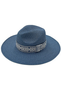 AZTEC BAND PANAMA HAT-BHP210056