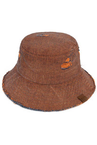 C.C STONE WASHED DENIM BUCKET HAT-BK-3920