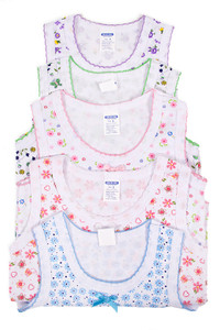 ASSORTED FLOWER PRINT TANKTOP-3003FL (12pc)