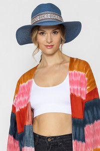 BOHO BAND PANAMA HAT-BHP210057