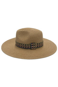 MULTI COLOR AZTEC BAND PANAMA HAT-BHP210055