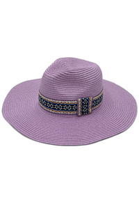 AZTEC BAND PANAMA HAT-BHP210058