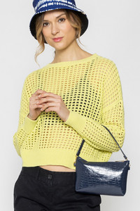 PU CROCODILE POUCH BAG-YBP210181