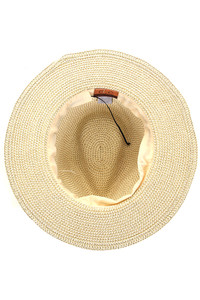 C.C LUREX STRAW PANAMA SUN HAT-ST-807