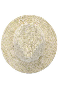C.C LUREX STRAW PANAMA SUN HAT-ST-807